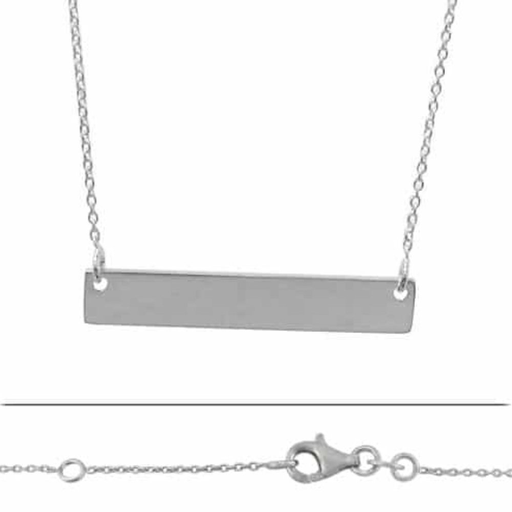 Sterling Silver Name Plate